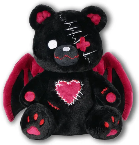 Miniatura 4 de PHITECUS Murciélago Gótico de Peluche - Lindo Peluche Espeluznante, Regalo Perfecto de Animal de Peluche para Ansiedad para Adolescentes y Adultos