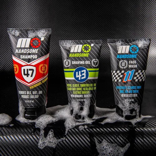 Miniatura 9 de Mo' Handsome Gel de afeitado prémium para hombres – Fórmula de deslizamiento suave para un afeitado cercano – Uso con cuchillas de afeitar