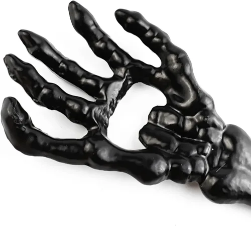 Miniatura 4 de TIHOOD 2 abridores de bebidas con temática de esqueleto de hierro fundido – Abridor de metal divertido único para hombre, Halloween, Navidad, vino