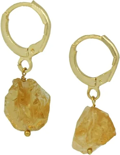 Miniatura 43 de Gempires Handmade Gemstone Hoop Earrings Raw Crystal Dangle Jewelry Hypoallergenic Gold Plated Lightweight Elegant Jewelry Gifts For Women
