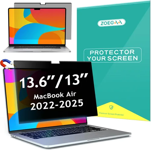 Miniatura 15 de ZOEGAA Pantalla de privacidad para MacBook Pro de 13 pulgadas (2012-2015), protector de pantalla de privacidad magnético extraíble anti luz azul