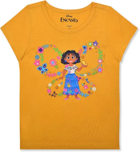 Disney Encanto - Camiseta para niñas pequeñas, niños pequeños y niños grandes, color rosadorado