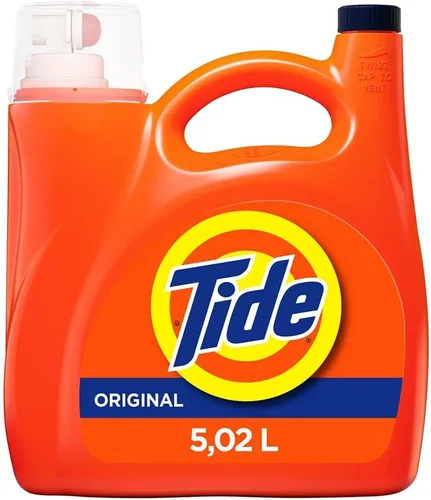 Miniatura 17 de Tide Detergente líquido para ropa, original, 100 cargas, 146 onzas líquidas, compatible con alta eficiencia