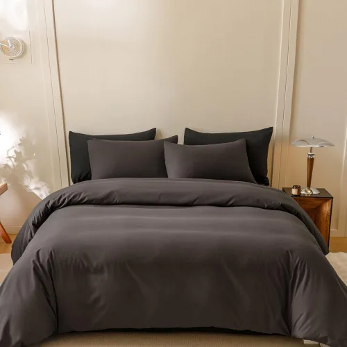 Miniatura 86 de CLOTHKNOW - Juego de edredón verde militar tamaño completo de 3 piezas, juego de ropa de cama verde oscuro, edredón suave con 2 fundas de almohada