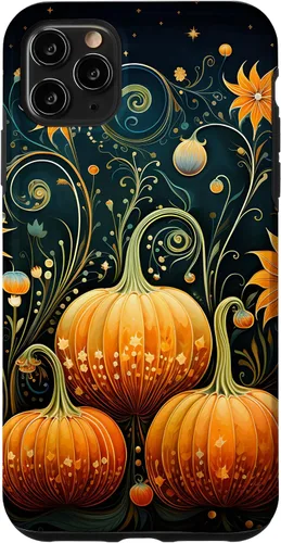 Miniatura 13 de Funda floral para iPhone 16 Pumpkins Vintage Otoño Otoño