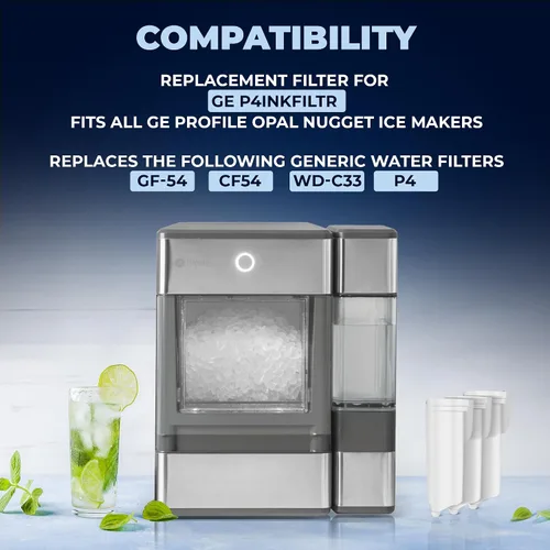 Miniatura 2 de Mist P4INKFILTR - Filtro de agua de repuesto para todas las máquinas de hielo GE Opal Nugget. Repuesto para filtro de agua GE para máquina de hielo