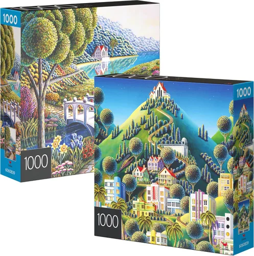 Miniatura 9 de Juego de 2 rompecabezas de 1000 piezas, para adultos, familias y niños a partir de 8 años. Botellas de perfume y botellas de cerveza artesanal