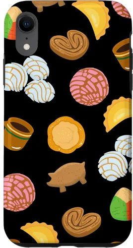 Miniatura 24 de Conchas Pan Dulce Pattern Black Phone Case Latina Gift Case Case for iPhone 17