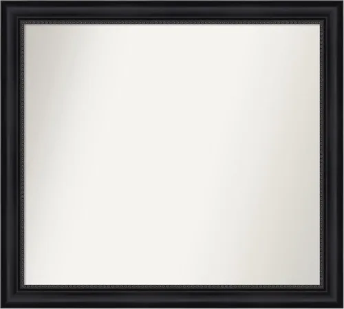 Miniatura 143 de Amanti Art Espejo personalizado, espejo de baño negro Astor, espejo de pared o espejo de tocador de baño sobre el fregadero (25 x 25 pulgadas)