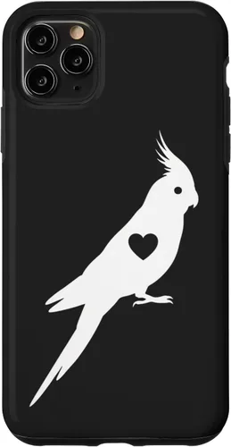 Miniatura 13 de Bird Cockatiel Heart Silhouette, Proud Bird Parent Case for iPhone XR