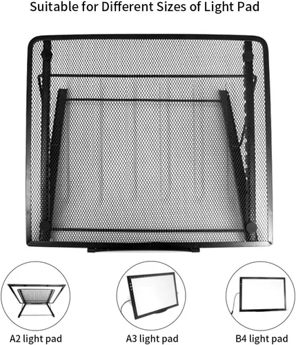 Miniatura 4 de HSK Soporte de almohadilla de luz para almohadilla de luz de tamaño A3/A2 (más grande)