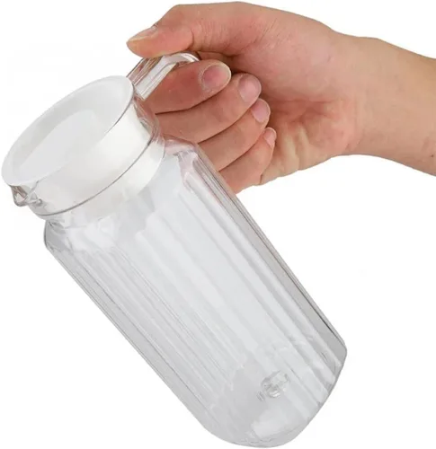 Miniatura 5 de Tapas de jarra de agua, de plástico, a prueba de polvo, resistentes a las salpicaduras, tapones para botellas para jarras de agua, jarras de vidrio