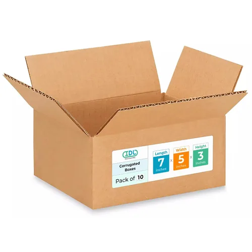 Miniatura 252 de IDL Packaging Paquete de 5 cajas de envío altas de 8 x 8 x 48 pulgadas, extra resistentes de 200 libras frente a caja regular, cajas de mudanza