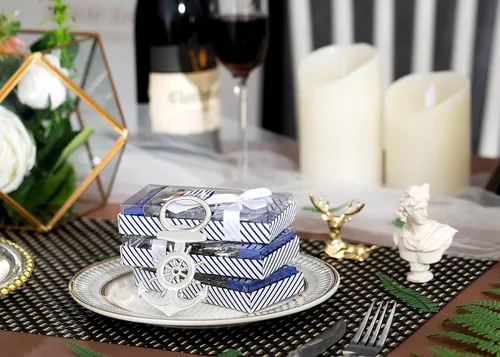 Miniatura 4 de 50 abrebotellas con diseño de ancla para temática náutica, regalos de boda, decoraciones de despedida de soltera o recuerdos de fiesta de baby