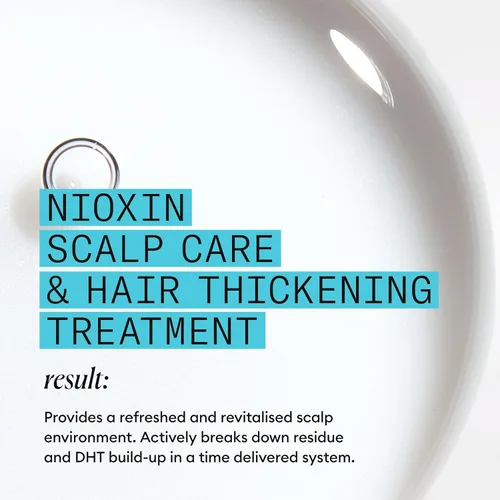 Miniatura 9 de Nioxin System 3 Scalp Care + Hair Thickening Leave-In Treatment For Colored, Dry, & Damaged Hair with Light Thinning Strengthen & Nourish with