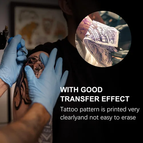 Miniatura 7 de Gel de transferencia de plantillas de tatuaje, crema mágica para plantillas, solución de aplicación de tatuaje para plantillas de máquinas de papel