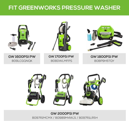 Miniatura 7 de Greenworks Accesorio de Limpieza de Superficies Universal de 11" para Lavadora a Presión
