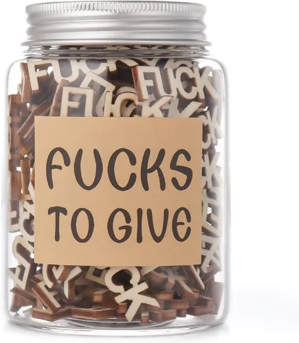 Fucks to Give in a Jar - Tarro de regalo (9 onzas), regalo de cumpleaños, regalo divertido – Día de San Valentín, aniversario, regalo de cumpleaños