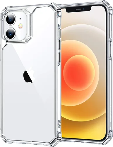 ESR Funda para iPhone 12/iPhone 12 Pro, protección de grado militar, esquinas de protección de aire a prueba de golpes, parte trasera resistente al