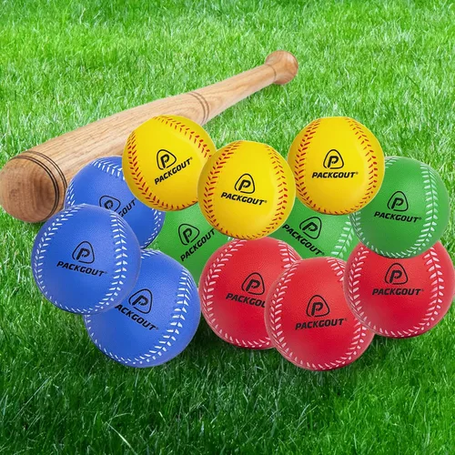 Miniatura 4 de PACKGOUT Soft Foam Baseballs for Kids & Teenagers - Practice & Replacement Balls