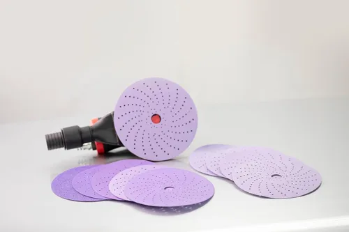 Miniatura 7 de 3M Cubitron II Hookit - Disco abrasivo de lijado limpio 31361, 3 pulgadas, grado 80+, paquete de 50 discos, prácticamente libre de polvo, alto