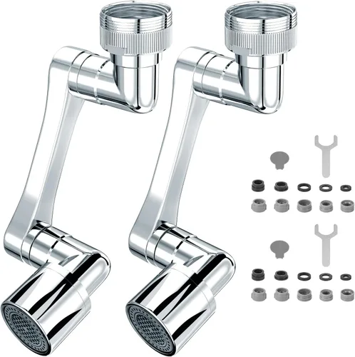 Miniatura 11 de Extensor de grifo giratorio de 1440°, aireador de fregadero de 2 modos de salpicadura, filtro de agua, extensión de filtro de agua para cocina, 1pcs