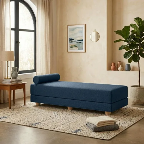 Miniatura 31 de Jaxx Alon Daybed - Tumbona plegable con colchón de espuma viscoelástica de primera calidad, tamaño Queen, fabricado en los Estados Unidos