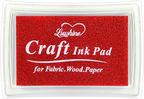 Almohadilla de tinta artesanal para sellos de goma, papel, madera, tela, álbumes de recortes, almohadillas de tinta de dedo no tóxicas para niños