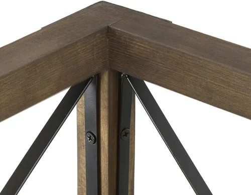Miniatura 8 de Lámpara de araña de granja para comedor, lámpara rectangular de 5 luces, iluminación de isla de cocina de madera, 31.5 pulgadas de largo