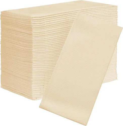 Miniatura 22 de Servilletas de papel AMERICAN HOMESTEAD - Servilletas de papel desechables tipo lino azul claro - Servilletas de mesa de calidad de restaurante