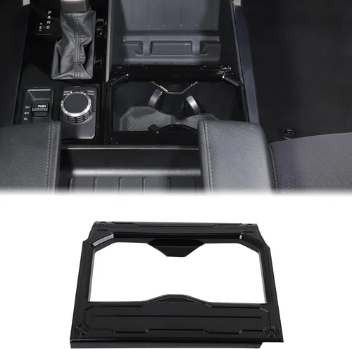 Miniatura 9 de Aunginsy Soporte para reposabrazos central de asiento delantero, cubierta de marco de taza compatible con Toyota Tundra/Sequoia 2022-2025