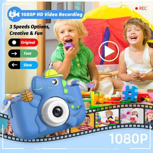 Miniatura 4 de Juguete de cámara para niños, masterbee para niños de 3 a 12 años, regalos de Navidad/cumpleaños para niñas, video HD 1080P, regalo para niñas de 3