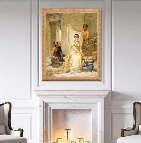 Miniatura 805 de A&T ARTWORK Campo de trigo con cipreses de Van Gogh Las reproducciones de arte clásico mundial, impresiones en lienzo giclée para decoración