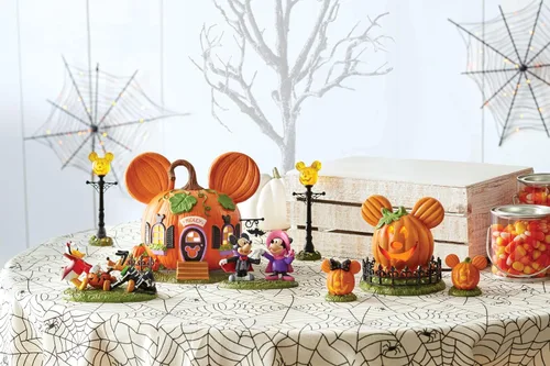Miniatura 7 de Department 56 Disney Village Halloween Minnie Mouse Pumpkintown House - Edificio iluminado, 7.76 pulgadas, multicolor