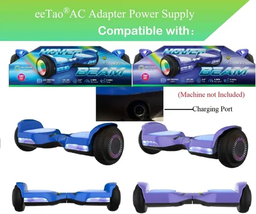 Miniatura 3 de Cargador adaptador de 4 clavijas de 42 V CA/CC compatible con Voyager HOVER3030B-BLU HOVER3030B-PUR Hover-4040HB-GRN 4040HB-GRN HOVER4040HB