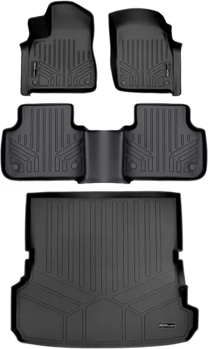 Miniatura 40 de MAXLINER Juego de alfombrillas de piso y forros de primera fila para Audi A4 / S4 Sedan / A4 Allroad 2017-2025
