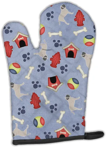 Miniatura 113 de Caroline's Treasures BB4872OVMT - Guante de horno de Navidad Affenpinscher resistente al calor, grueso para sartenes calientes y horno, manopla