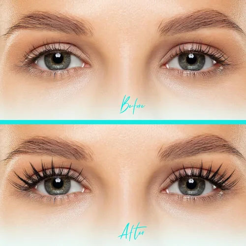 Miniatura 6 de Lash Cluster Manga - 140 unidades de pestañas en racimo de aspecto mojado ultrafinas extensiones de pestañas con punta animé con pestañas anchas