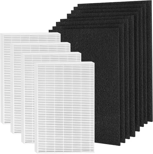 Miniatura 10 de Filtro de repuesto HPA100 HRF-ARVP100 para purificador de aire Honeywell HEPA serie HPA100, HPA094, HPA104, HPA105 HPA3100, HPA5100 Series, 2 HEPA R