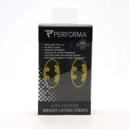 Miniatura 2 de Correas acolchadas para levantamiento de pesas Performa - Batman