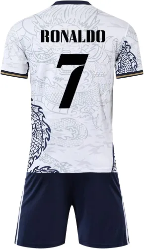 Miniatura 3 de Casmyd Camiseta de fútbol de Ronall'do Portugal #7 para niños y niñas