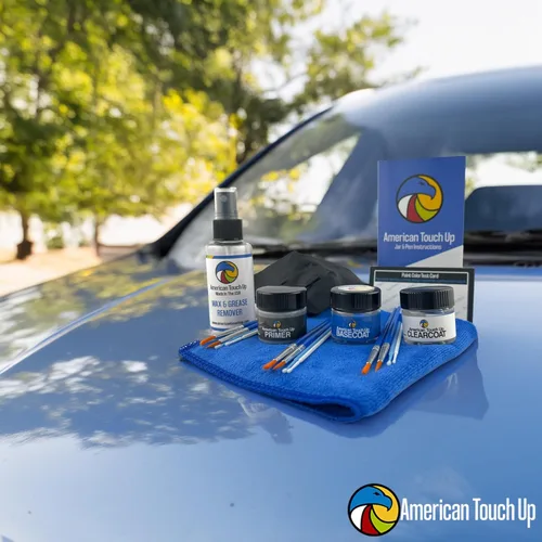 Miniatura 5 de American Touch Up Pintura compatible con Audi 4J/4J4J/LY8X/Y8X Havanna Black Metallic Pintura (kit de imprimación/capa base/capa transparente)