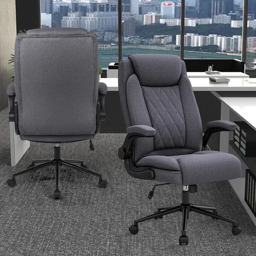 Miniatura 8 de ralex-chair Silla de Oficina Grande y Alta - Silla de Oficina Resistente de 500 Libras para Hombre Grande, Silla de Escritorio de Oficina Ejecutiva