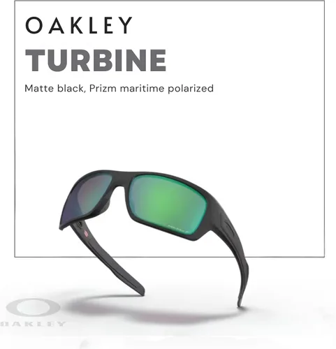 Miniatura 45 de Oakley Turbine OO9263 - Gafas de sol rectangulares para hombre, correa + paquete con kit de gafas de diseñador iWear
