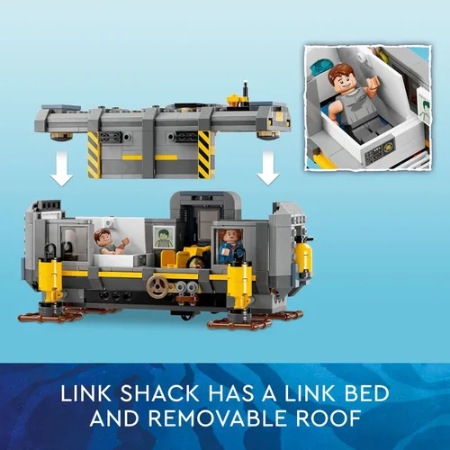 Miniatura 4 de LEGO Avatar Montañas Flotantes del Sitio 26 y RDA Samson 75573 - Juego de construcción de helicóptero con 5 minifiguras y figura de Direhorse, juego