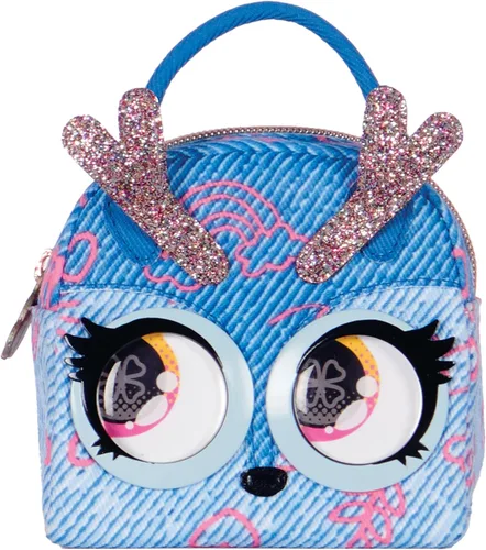 Miniatura 12 de Purse Pets Micros, Denim Deerie Stylish Small Purse with Eye Roll Feature