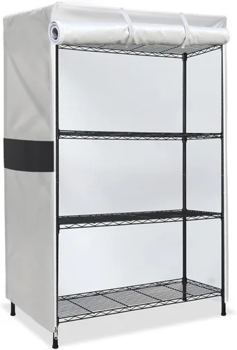 Miniatura 2 de Cubierta de estante de almacenamiento resistente para estante de alambre, 36 pulgadas de ancho x 18 pulgadas de profundidad x 72 pulgadas de alto