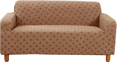 Miniatura 18 de Fundas elásticas para sofá de 1/2/3/4 plazas, funda para sofá biplaza/sillón, funda de sofá modular en forma de L, protector universal de muebles