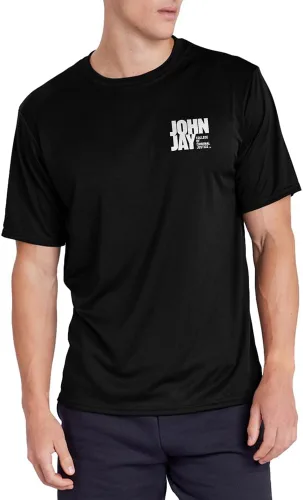 Miniatura 63 de Camiseta deportiva oficial de la NCAA Collegiate para hombre, colección negra con logotipo en el pecho izquierdo