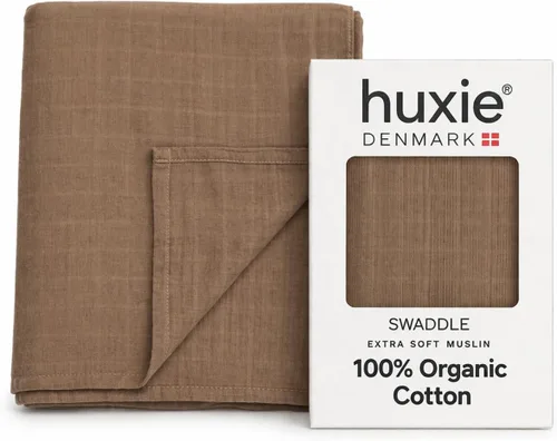 Miniatura 15 de Swaddle - 100% algodón orgánico - Mantas de muselina para recién nacido, 47 x 47 pulgadas (corazones verdes)